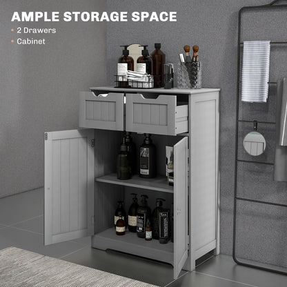 Mueble de almacenamiento para baño de dos cajones
