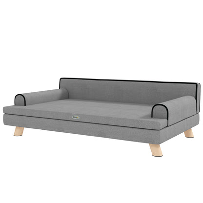ਧੋਵਨਯੋਗ ਕ cushion ਵਾਲਾ ਉੱਚਾ ਕੁੱਤੇ ਦਾ ਸੋਫਾ