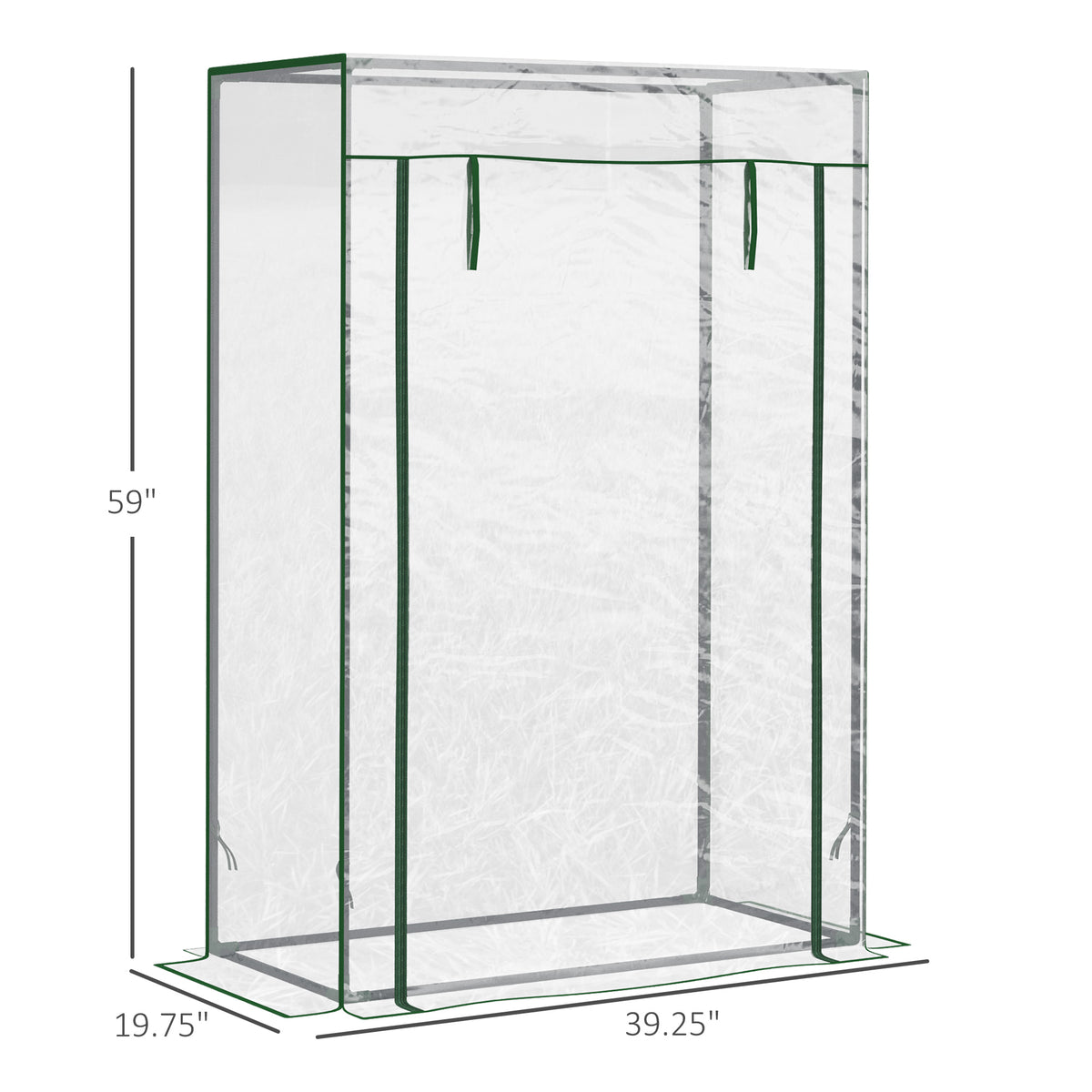 Portable Garden Greenhouse 40" Steel Frame