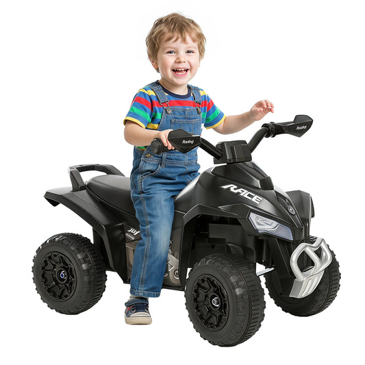 Foot-to-Floor Ride-On Car with Music and Lights