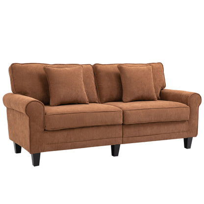 ਪਿਨਨ ਧਾਗੇ ਵਾਲੇ ਵੈਲਵੈਟ ਦਾ 3 ਸੀਟਾਂ ਵਾਲਾ ਸੋਫਾ