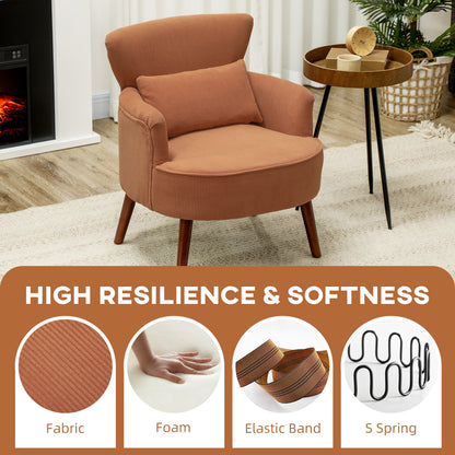 Modern Upholstered Accent Armchair
