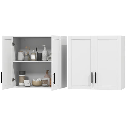 Wall-Mounted Bathroom Cabinet 2-Door — white