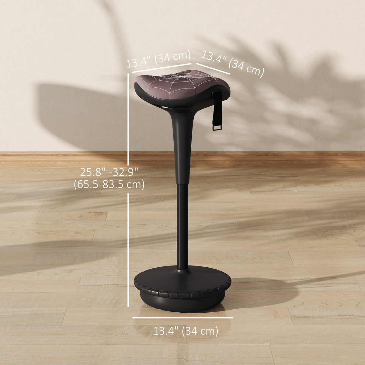 Ergonomic active sitting wobble stool