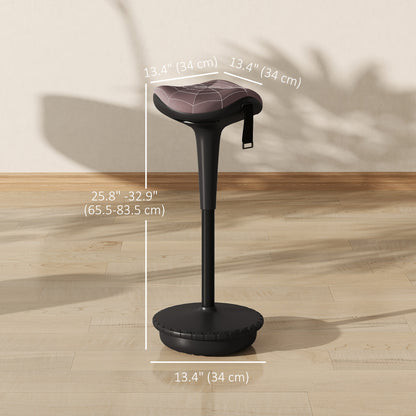 Ergonomic active sitting wobble stool