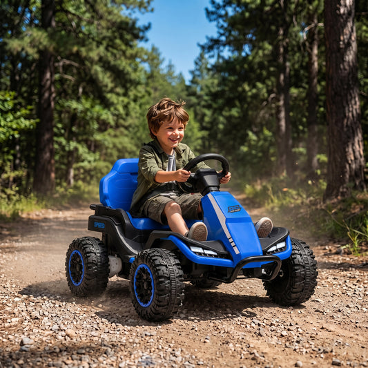 24V Kids Electric Ride On Car with Remote and LED