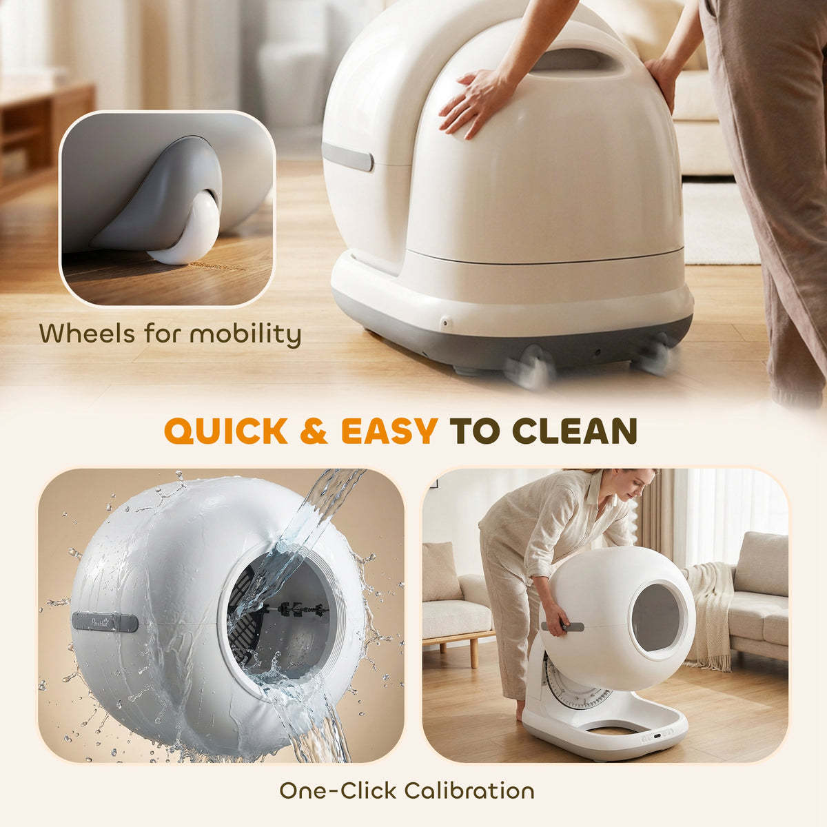 72L Automatic Self Cleaning Smart Litter Box