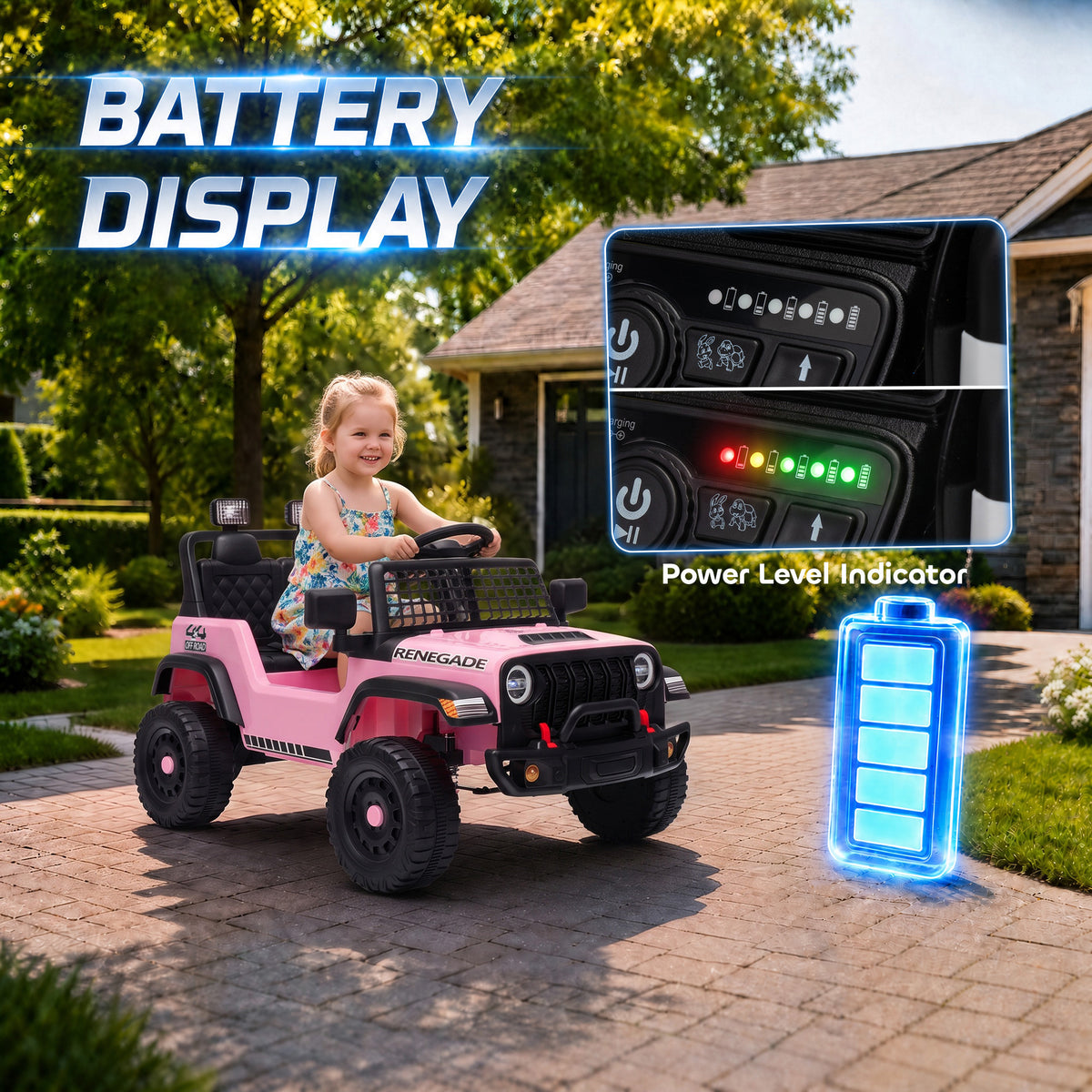 12V Electric Ride-On Truck Car with Remote Control