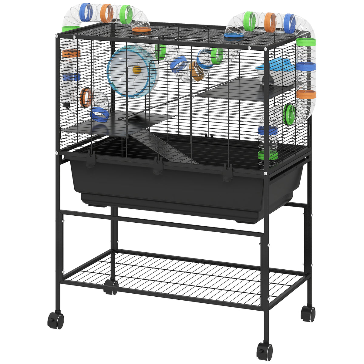 3-Tier Rolling Hamster Cage
