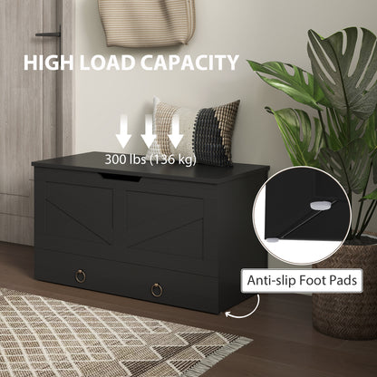 80 cm Storage Chest with Safety Hinges