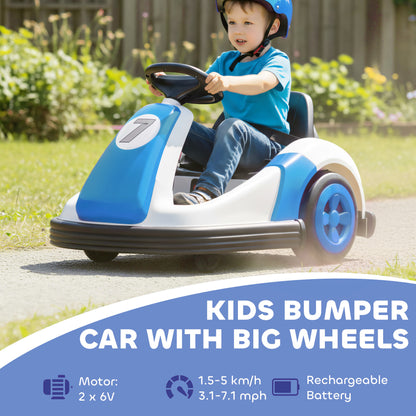 Coche eléctrico de choque de 6 V para niños