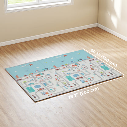 Foldable Double-Sided Baby Play Mat 200 x 150 cm
