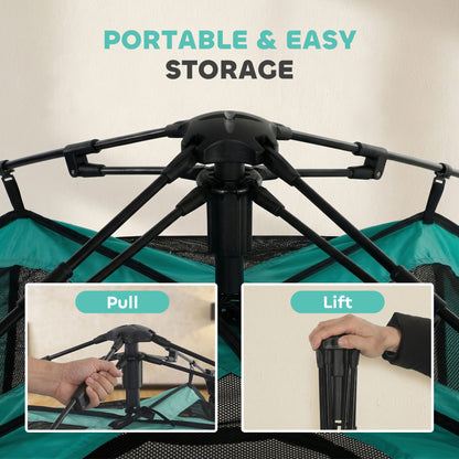 Portable 3-tier cat tent