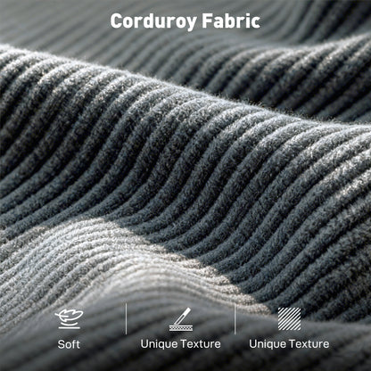 Sofa 3 seater modern corduroy spring cushions