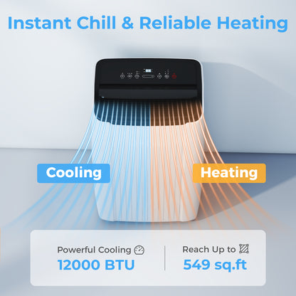Portable Air Conditioner 12000 BTU 5-in-1