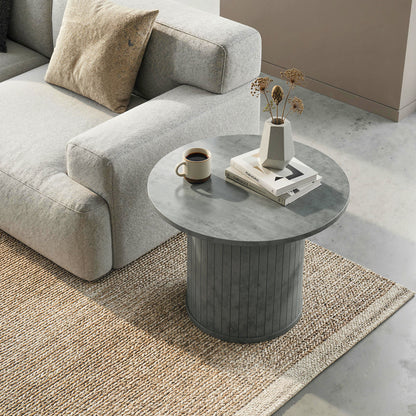 Modern round coffee table