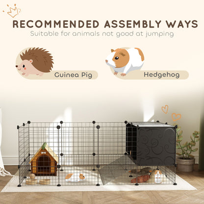 Small Animal Playpen with 31 Modular Panels