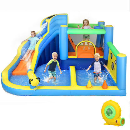 Bouncy Castle for Kids with Slide and Pool
