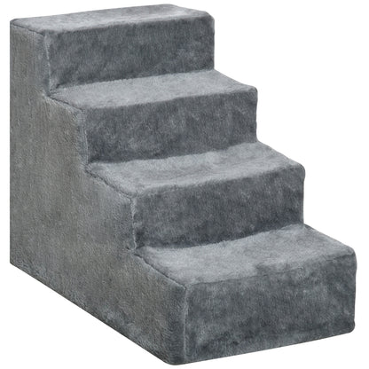 Escalera de 4 peldaños para perros con funda extraíble