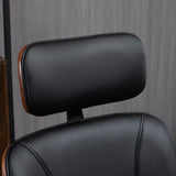Silla de oficina ergonómica de cuero sintético