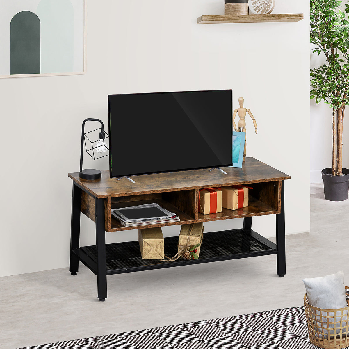 Industrial TV stand for 114 cm screen
