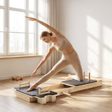 Reformer de Pilates plegable de madera