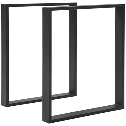 Metal Square Table Legs Set of 2