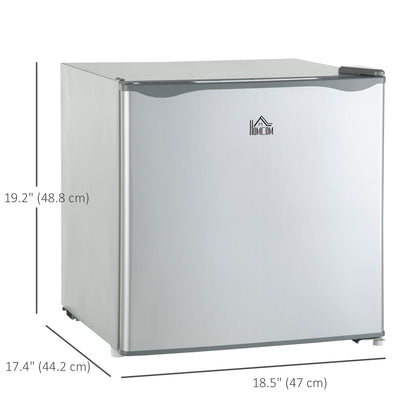 Compact upright freezer 1.1 cu ft with reversible door