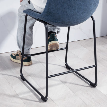 Bar stools counter height set of 2