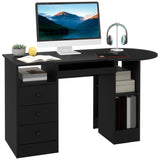 Modern computer desk with storage and drawers
