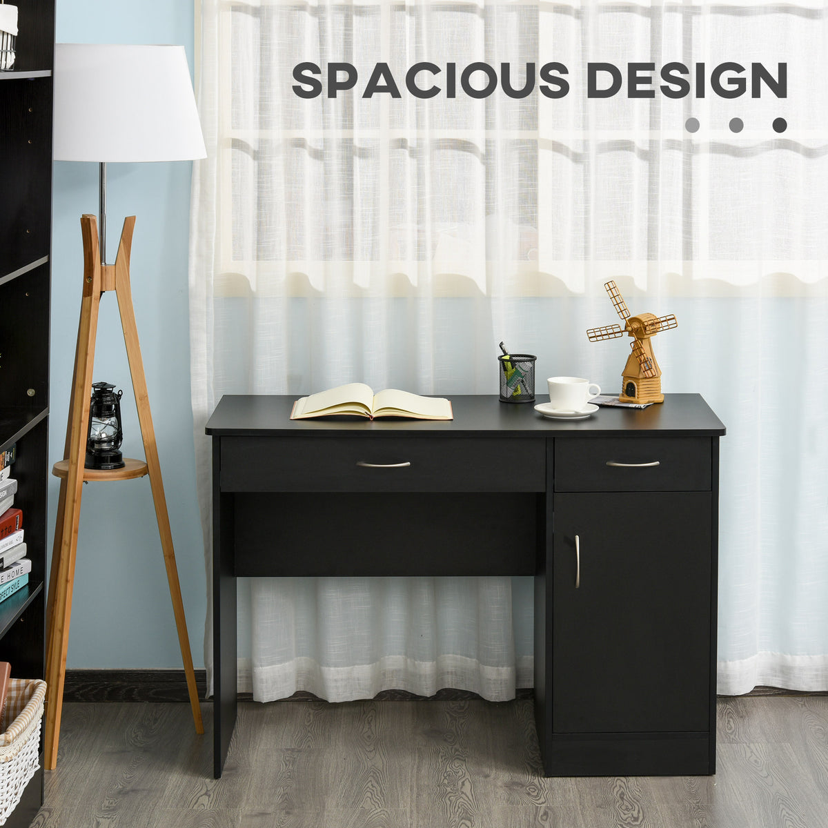 Computer Desk with Storage Drawers