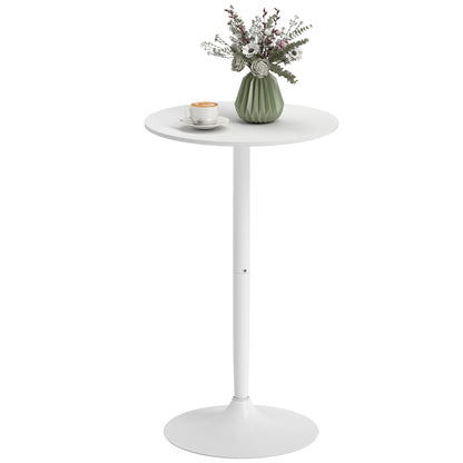 Modern Round High Top Bar Table — Bistro for 2