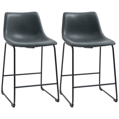 Bar stools counter height set of 2