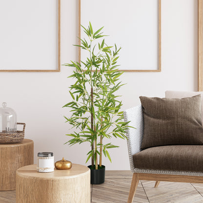 Artificial Bamboo Trees in Pot 6 ft — Set of 2
