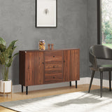 Rustic kitchen storage sideboard buffet cabinet