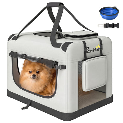 Soft-sided pet carrier bag
