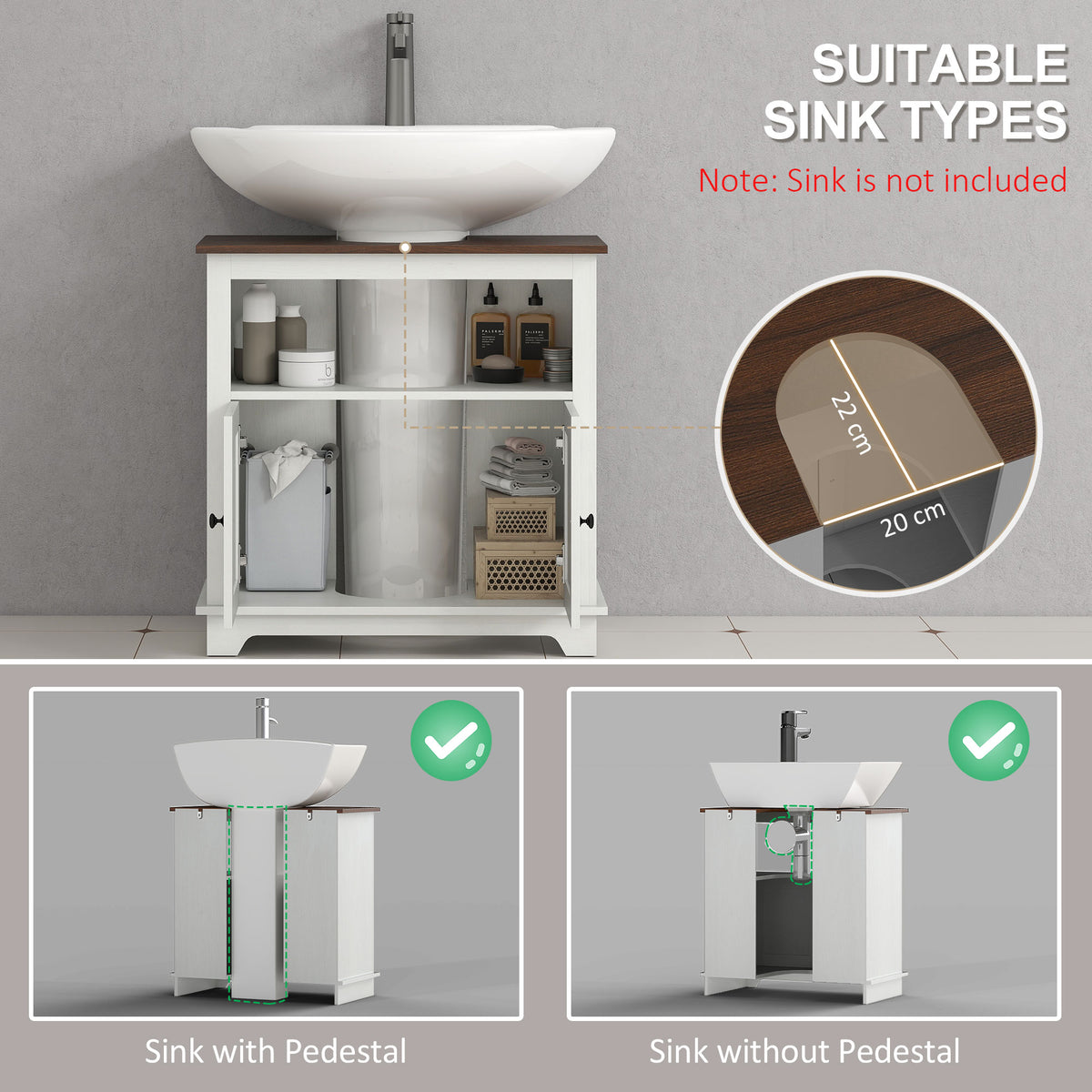 Farmhouse Bathroom Sink Cabinet