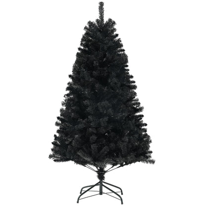 Black Flocked Artificial Christmas Tree 180 cm