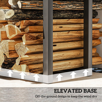 Adjustable Firewood Log Rack