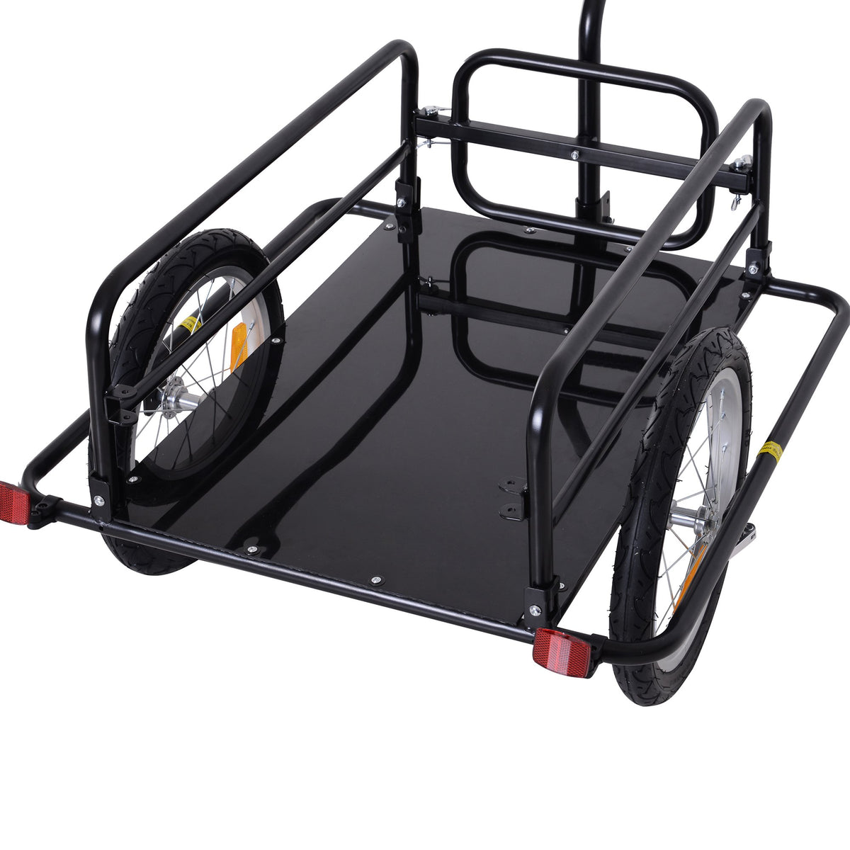 Folding Bike Cargo Trailer with Universal Hitch