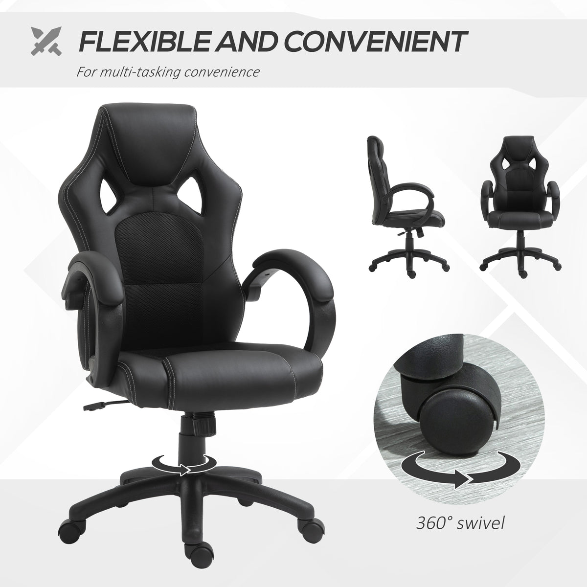 Ergonomic Gaming Chair Adjustable Height