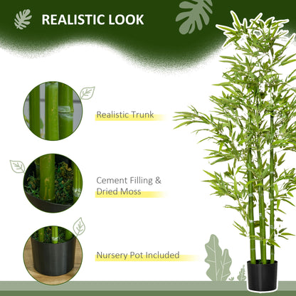 Artificial bamboo tree decorative 152 cm