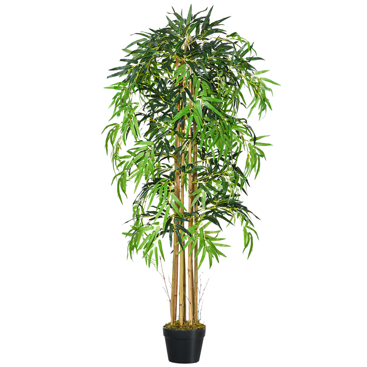 Artificial Bamboo Tree 8 Trunks 1095 Leaves Nursery Pot