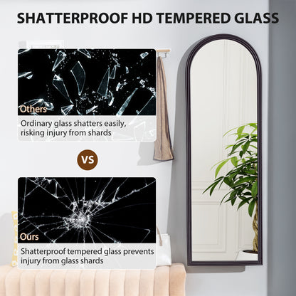 Arched Full Length Standing Mirror 64 inches
