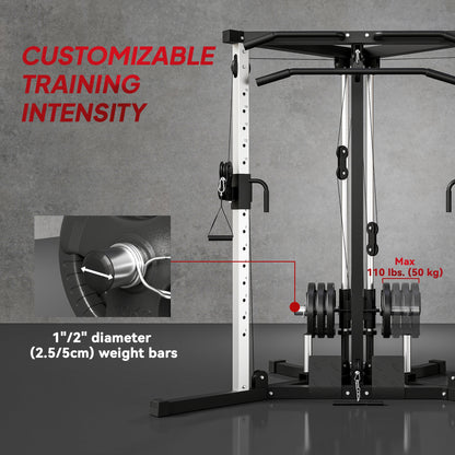 Torre de musculación multifuncional de acero