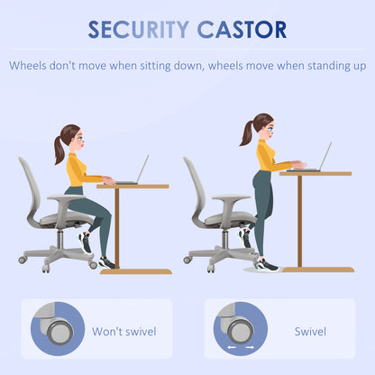 Ergonomic Task Chair with Mesh Back and Armrests