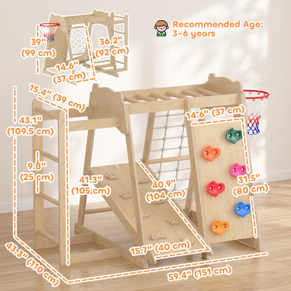 7-in-1 Kids Montessori Jungle Gym