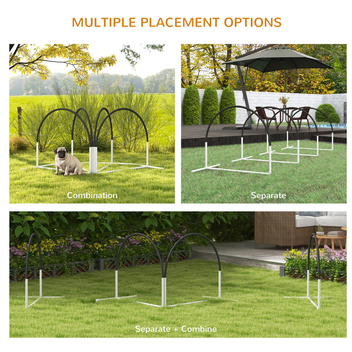 Dog Agility Training Equipment Set — Set of 4