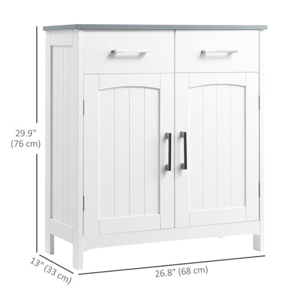 Mueble de baño sobre patas con cajones