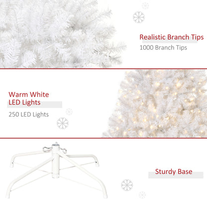 Pre-Lit Artificial Christmas Tree 6 ft